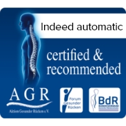 Marchio di qualità per i prodotti ergonomici, valutati da ÖKO-TEST come “molto buoni”.