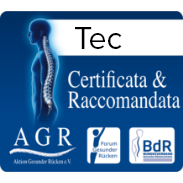 Marchio di qualità per i prodotti ergonomici, valutati da ÖKO-TEST come “molto buoni”.